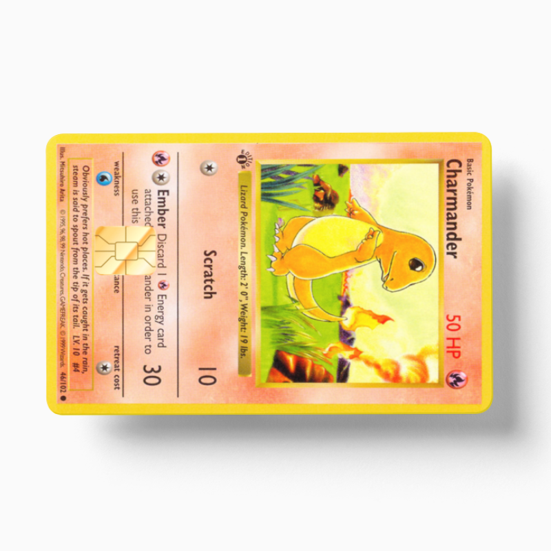 Pokemon Card Charmander (Holographic)