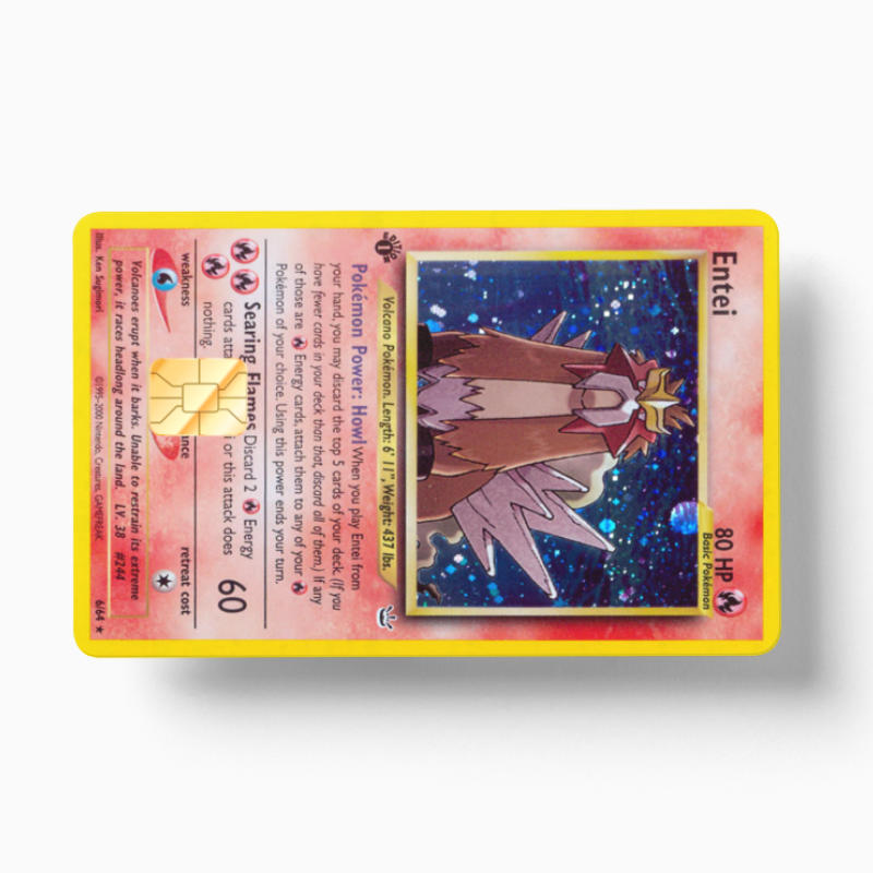 Pokemon Card Entei (Holographic)