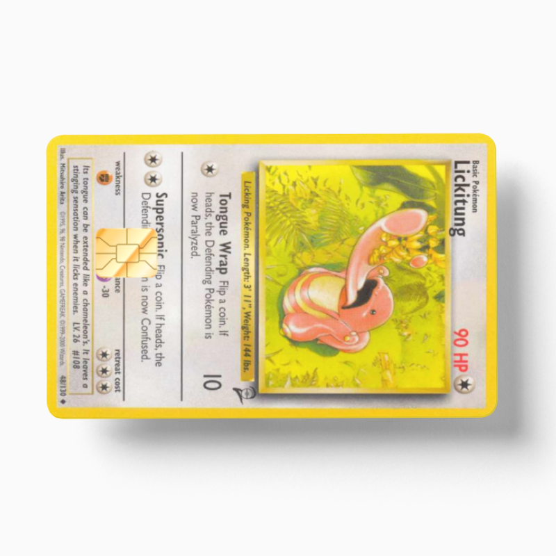 Pokemon Card Lickitung (Holographic)