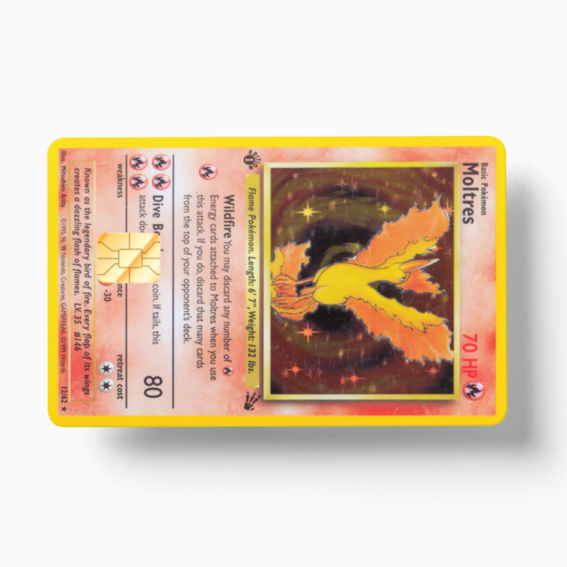 Pokemon Card Moltres (Holographic)