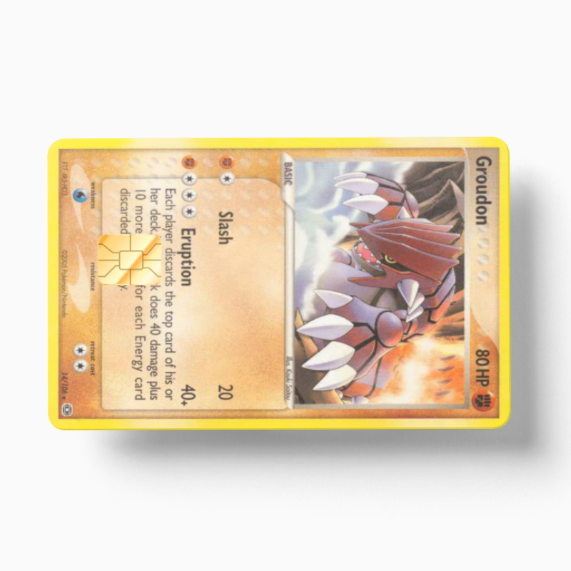 Pokemon Card Groudon (Holographic)