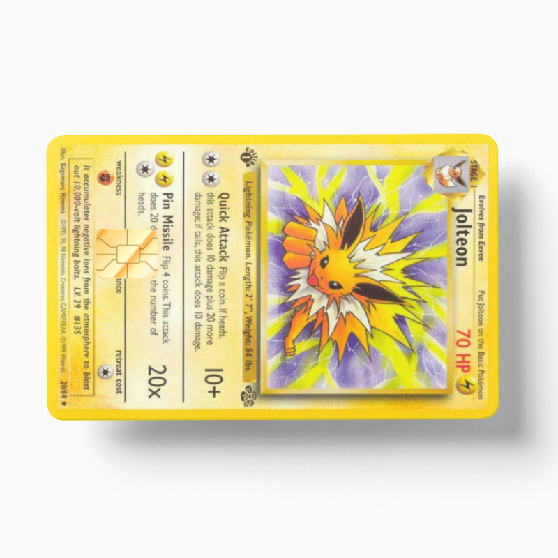 Pokemon Card Jolteon (Holographic)