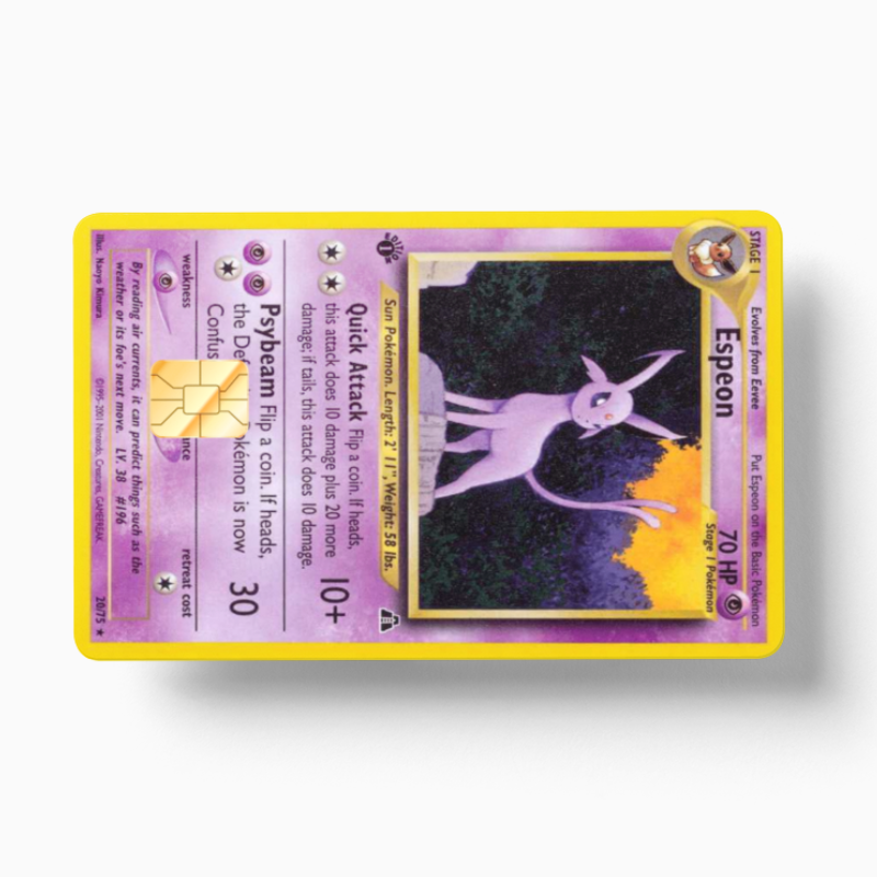 Pokemon Card Espeon (Holographic)