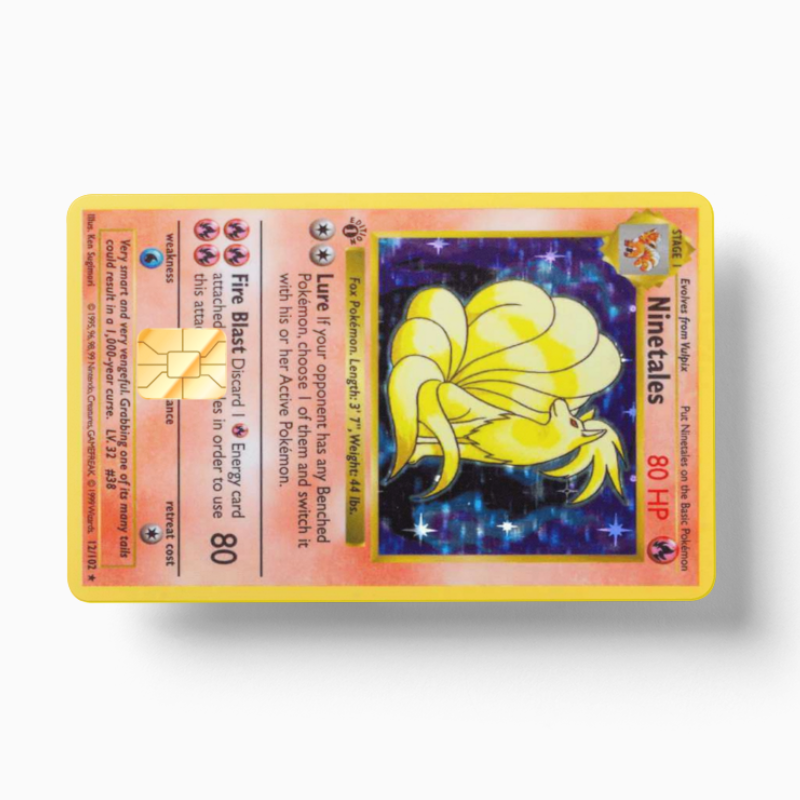 Pokemon Card Ninetales (Holographic)