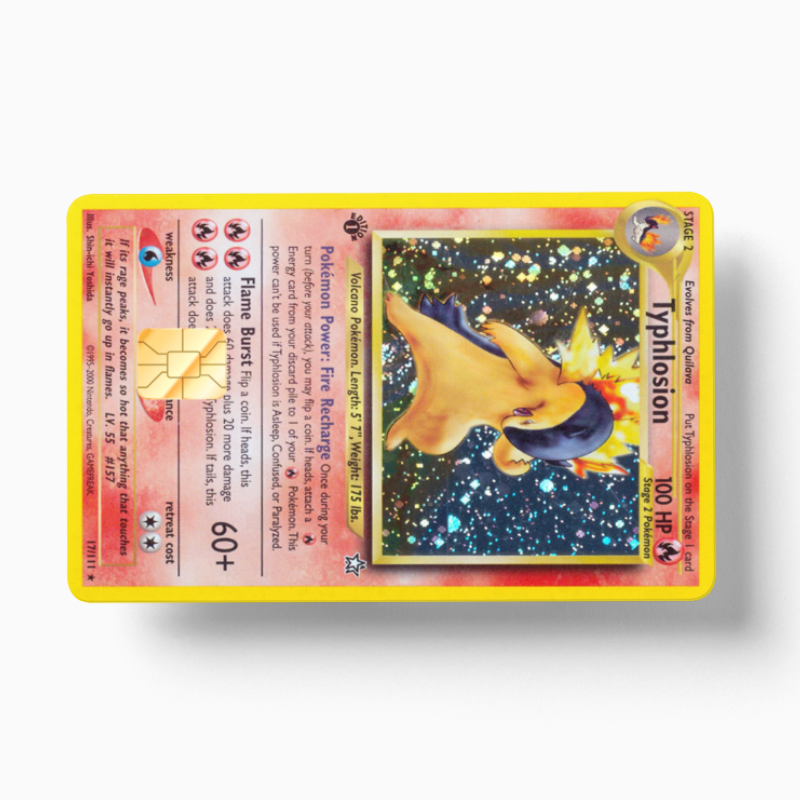 Pokemon Card Typhlosion (Holographic)