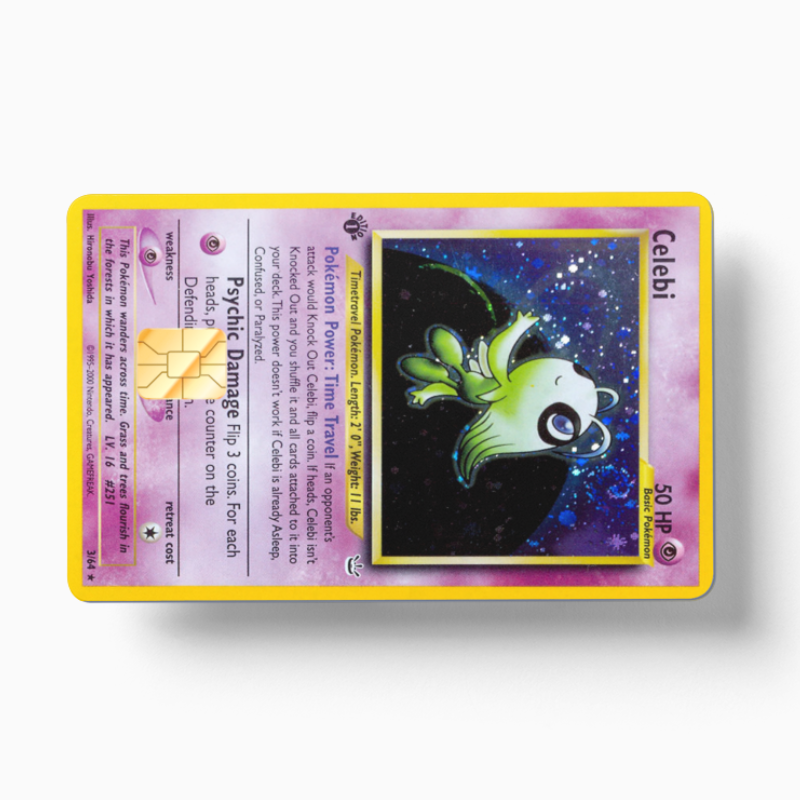 Pokemon Card Celebi (Holographic)