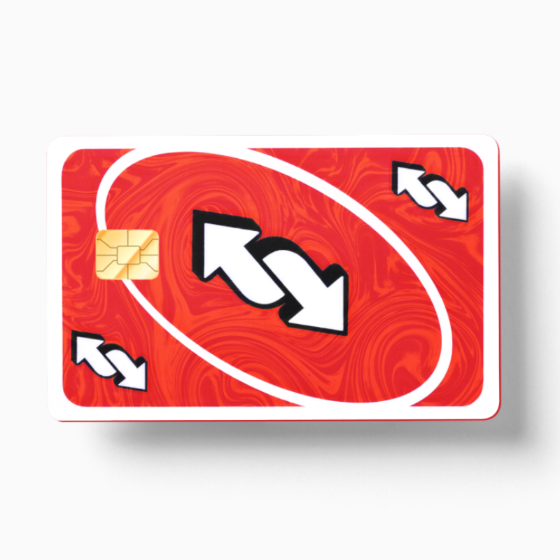 Uno Reverse Card Red (Holographic)