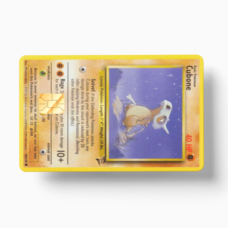 Pokemon Card Cubone (Holographic)