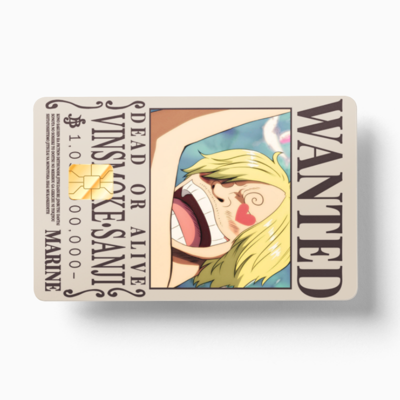 Wanted Poster Vinsmoke Sanji (Holographic)