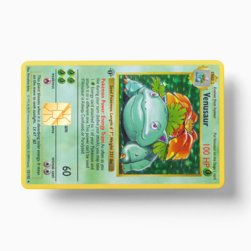 Pokemon Card Venusaur (Holographic)