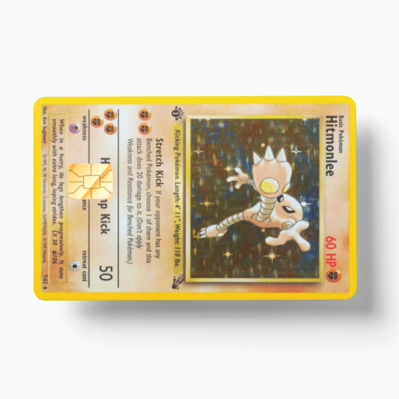 Pokemon Card Hitmonlee (Holographic)