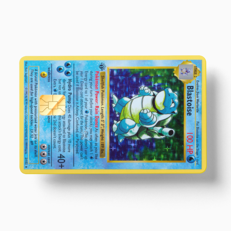 Pokemon Card Blastoise (Holographic)