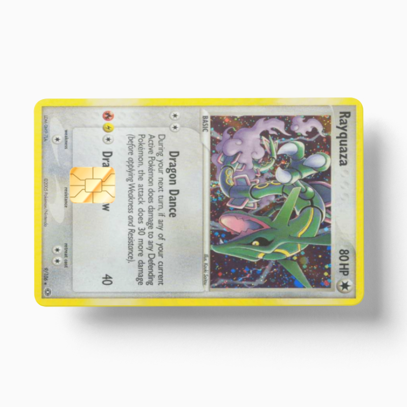 Pokemon Card Rayquaza (Holographic)