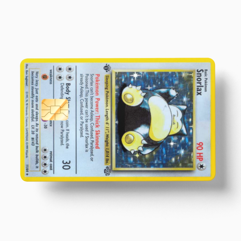 Pokemon Card Snorlax (Holographic)