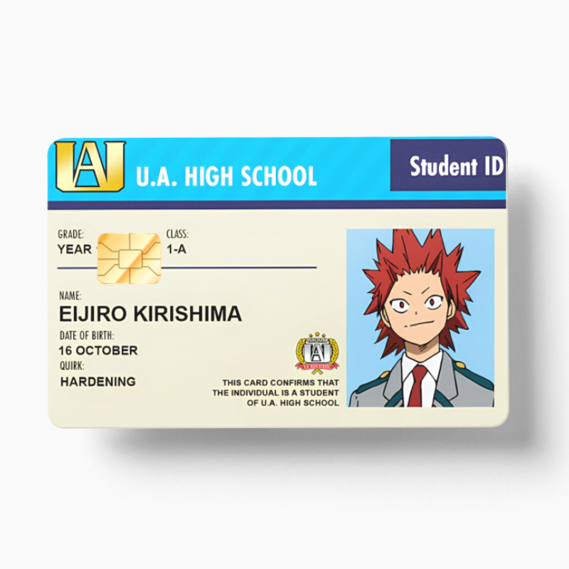 Student ID Eijiro Kirishima (Holographic)