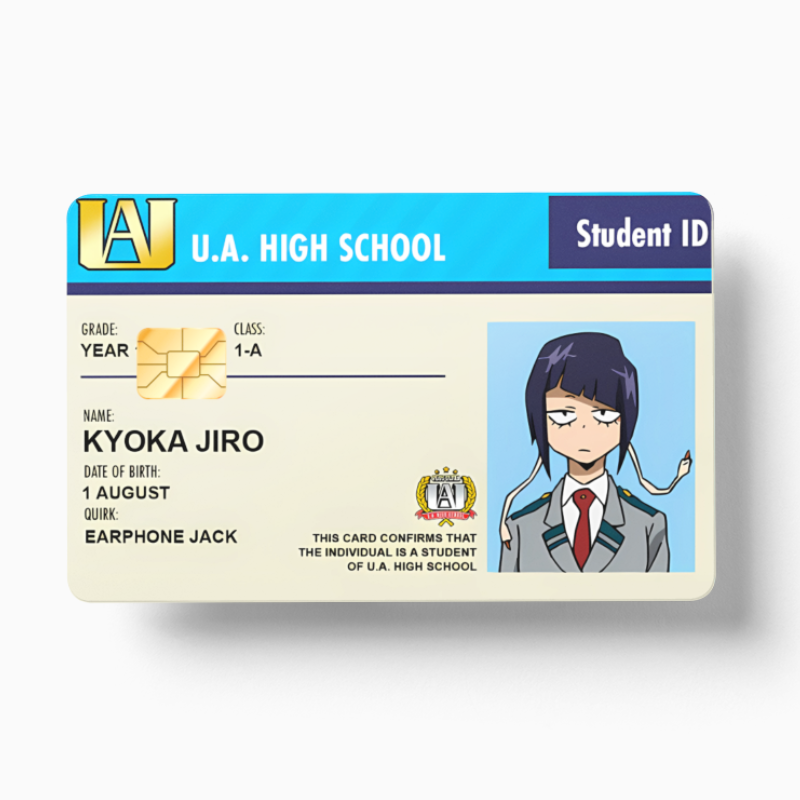 Student ID Kyoka Jiro (Holographic)