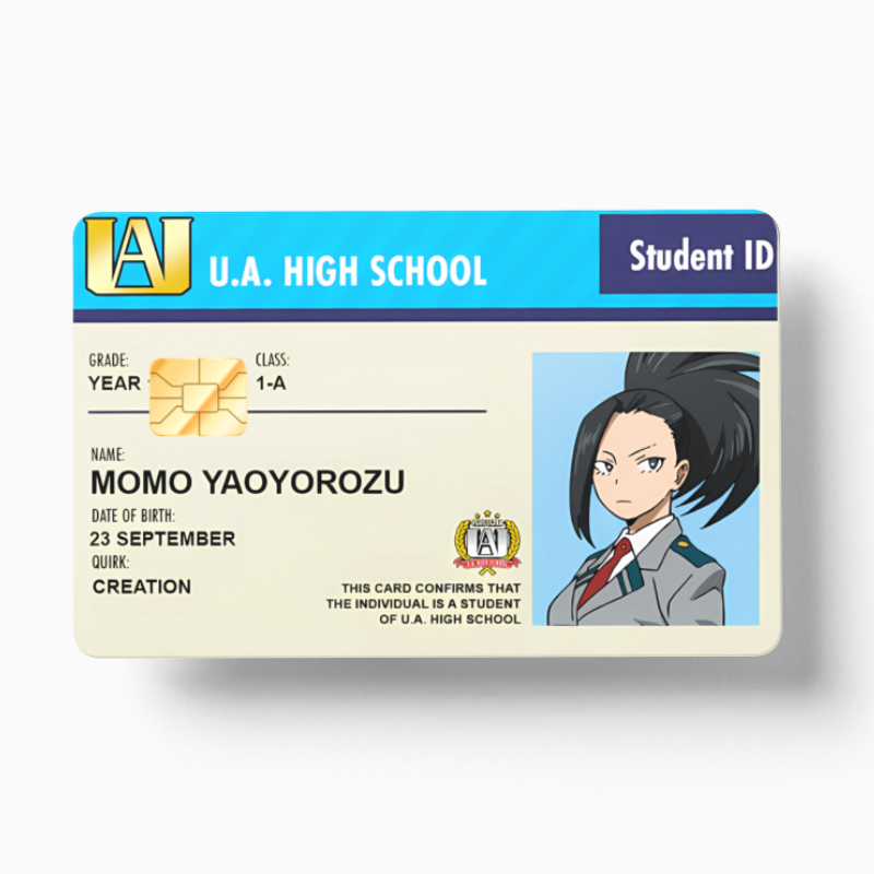 Student ID Momo Yaoyorozu (Holographic)