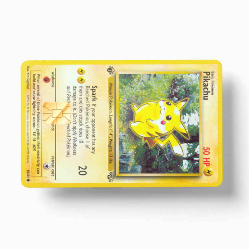 Pokemon Card Pikachu (Holographic)