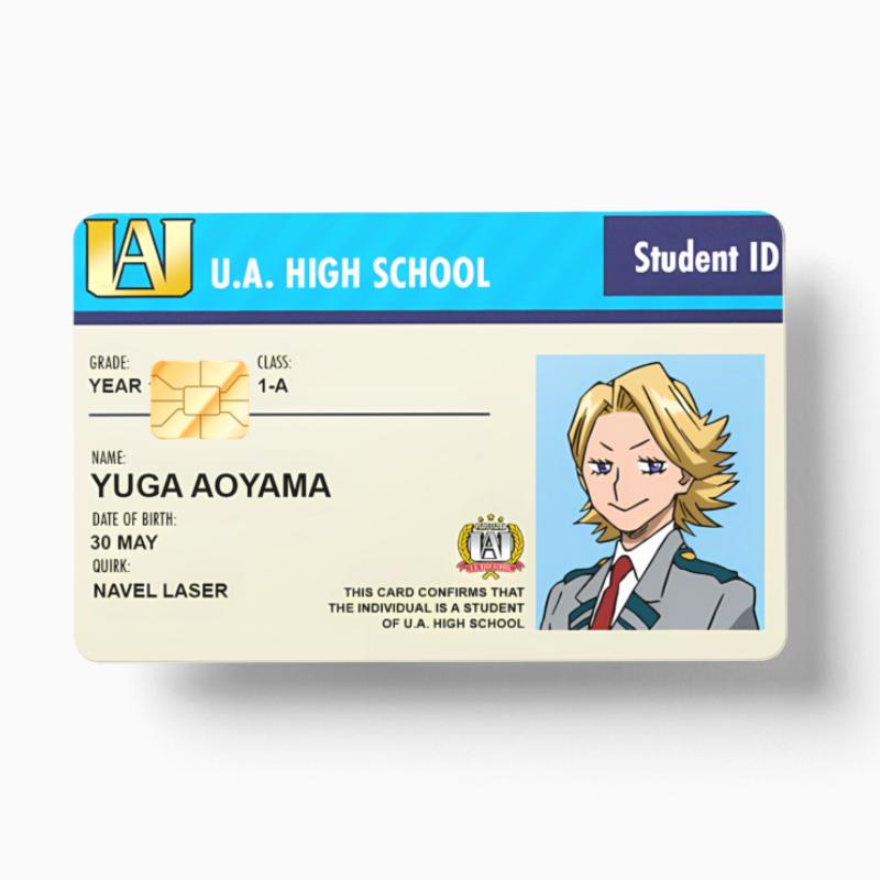 Student ID Yuga Aoyama (Holographic)