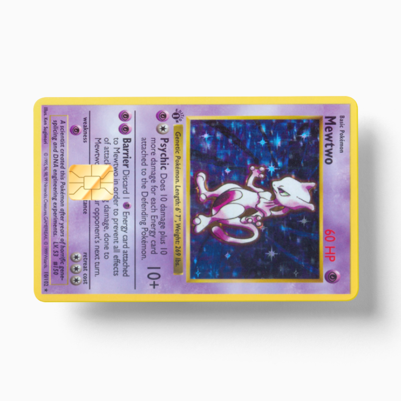 Pokemon Card Mewtwo (Holographic)