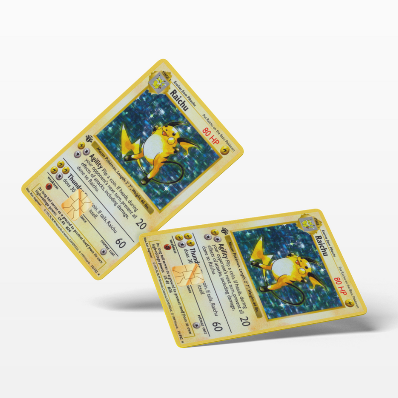 Pokemon Card Raichu (Holographic)