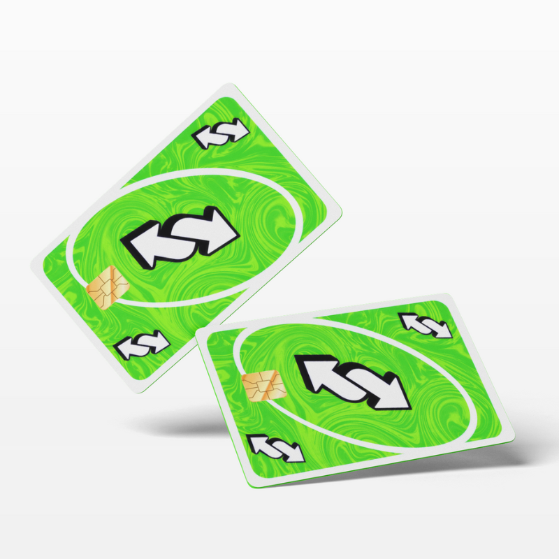 Uno Reverse Card Green (Holographic)