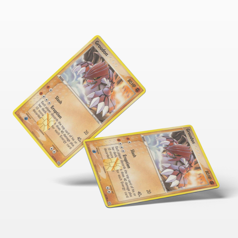 Pokemon Card Groudon (Holographic)