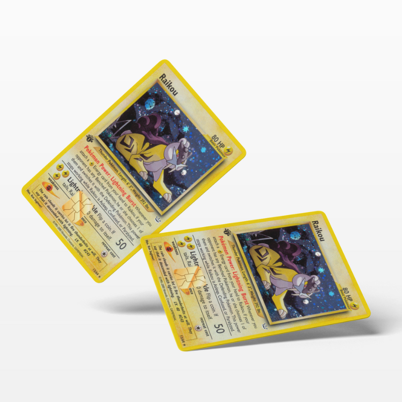 Pokemon Card Raikou (Holographic)