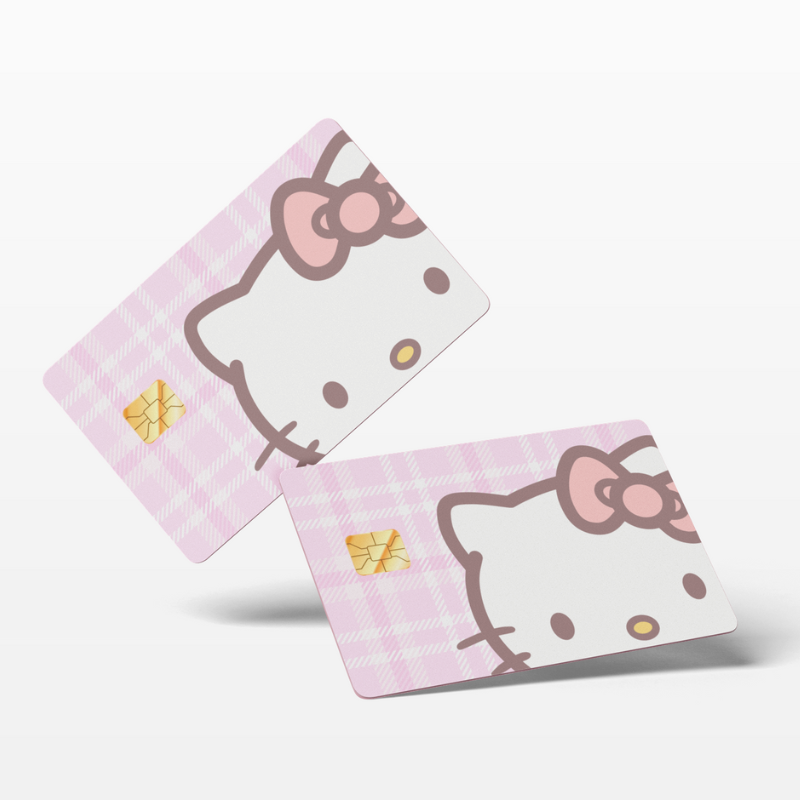 Pink Plaid Hello Kitty (Holographic)