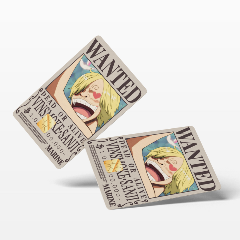 Wanted Poster Vinsmoke Sanji (Holographic)