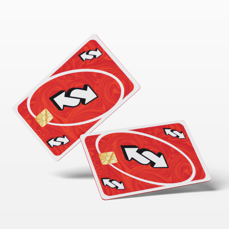 Uno Reverse Card Red (Holographic)