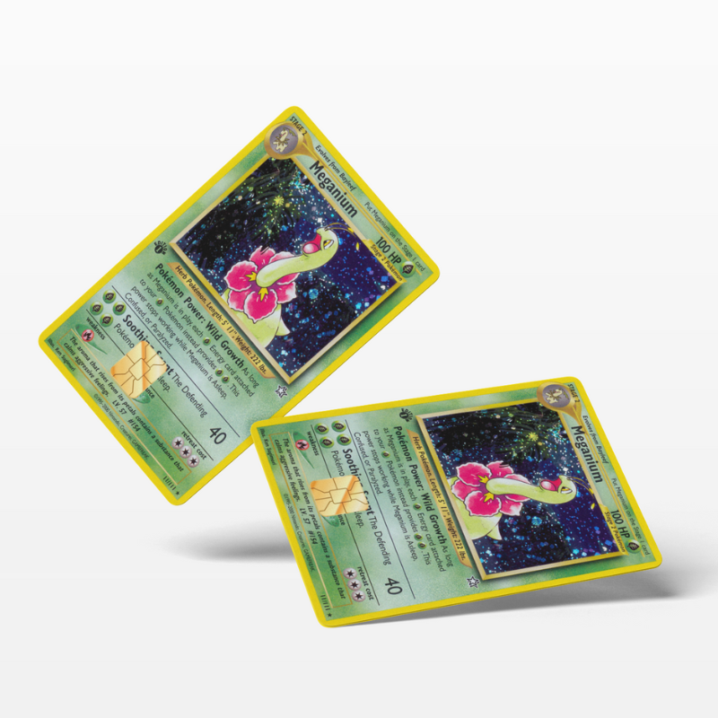 Pokemon Card Meganium (Holographic)