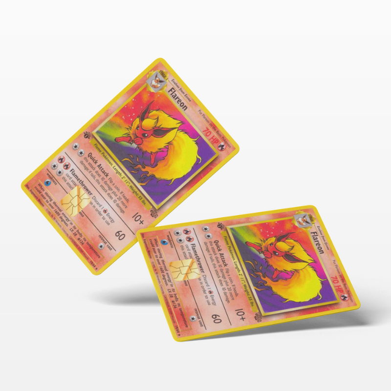 Pokemon Card Flareon (Holographic)