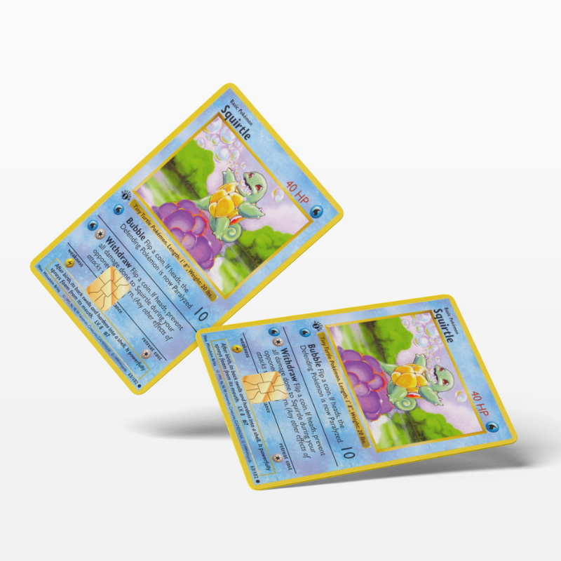 Pokemon Card Squirtle (Holographic)