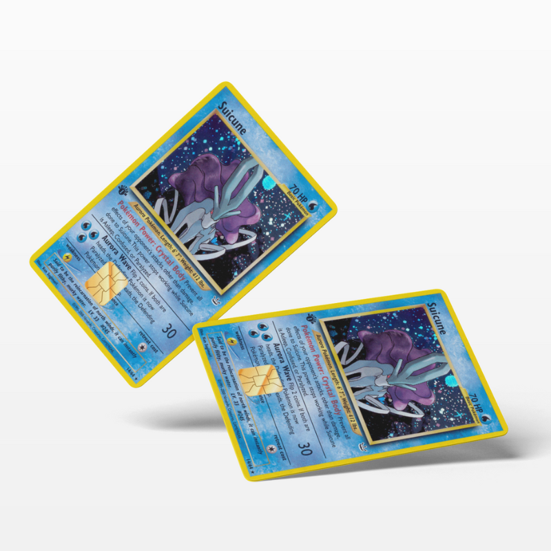 Pokemon Card Suicune (Holographic)