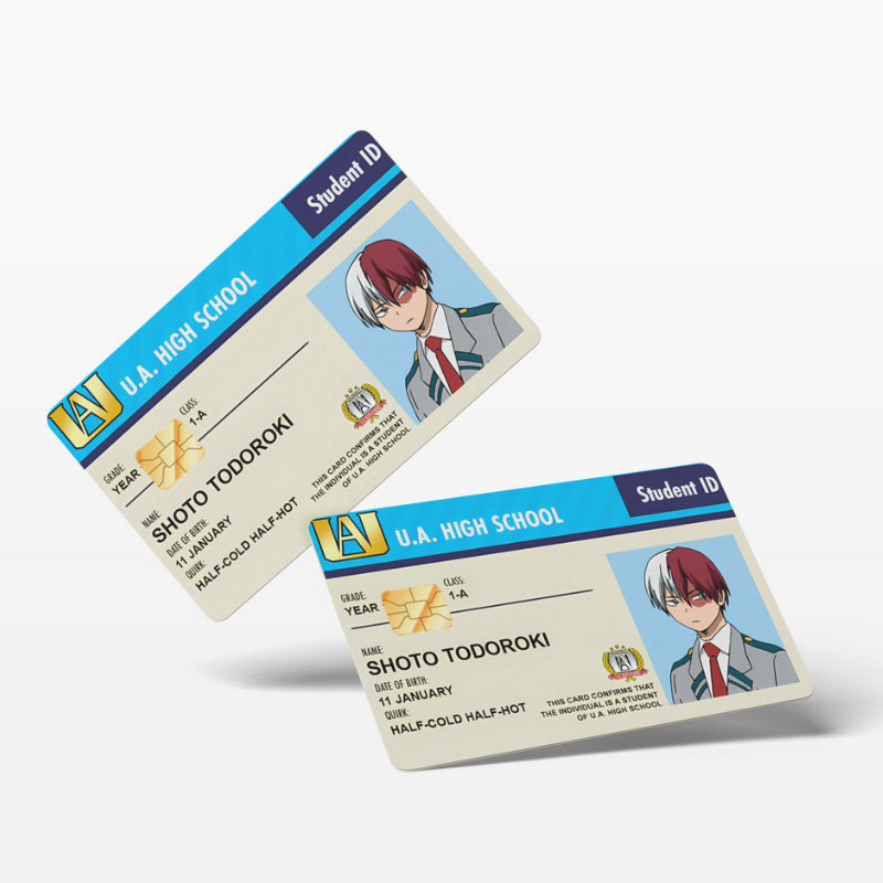 Student ID Shoto Todoroki (Holographic)