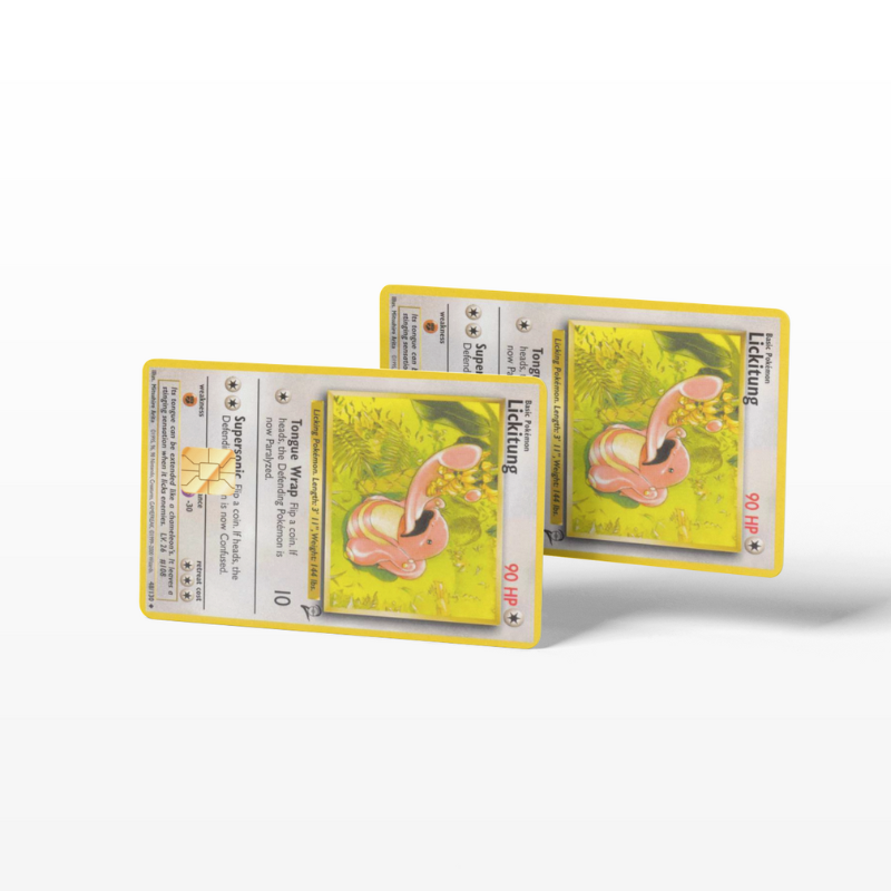 Pokemon Card Lickitung (Holographic)