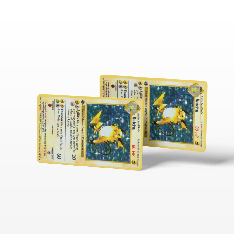 Pokemon Card Raichu (Holographic)