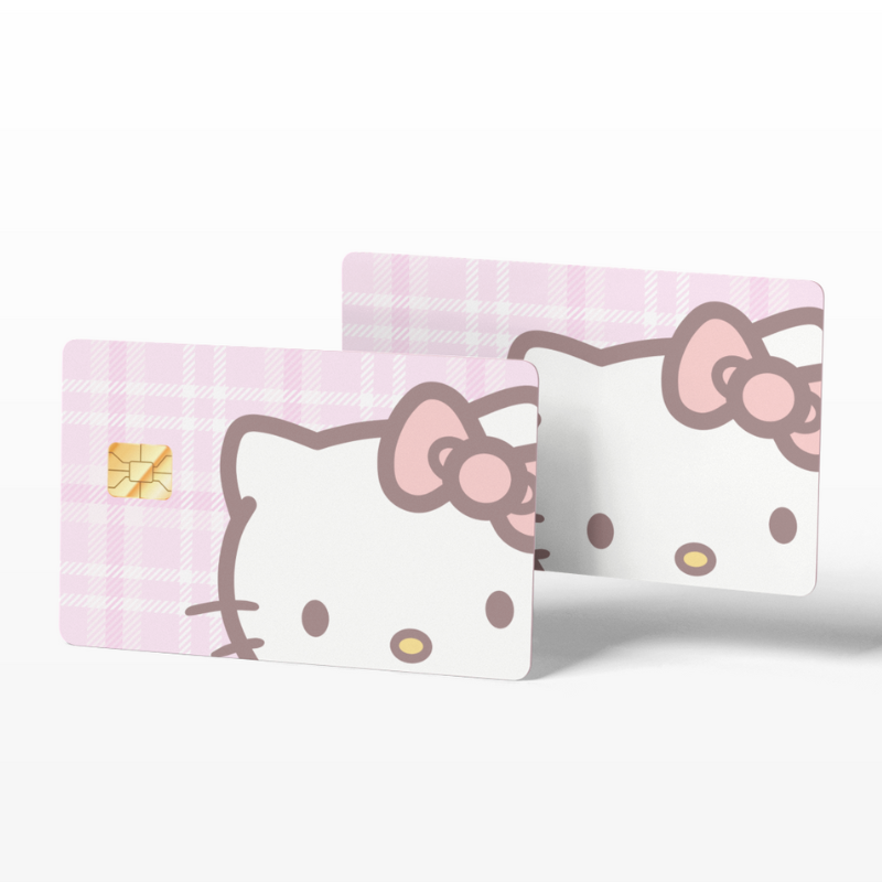 Pink Plaid Hello Kitty (Holographic)