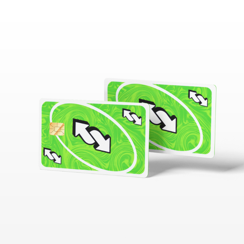 Uno Reverse Card Green (Holographic)