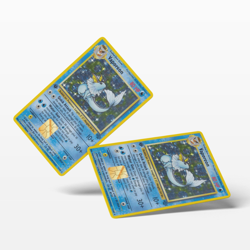 Pokemon Card Vaporeon (Holographic)