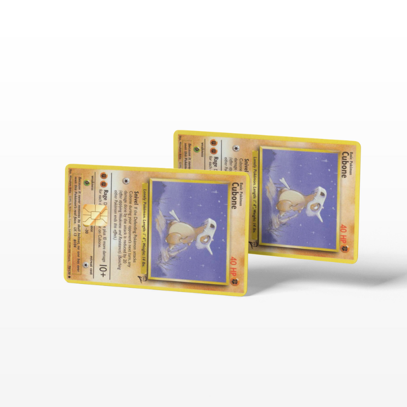 Pokemon Card Cubone (Holographic)