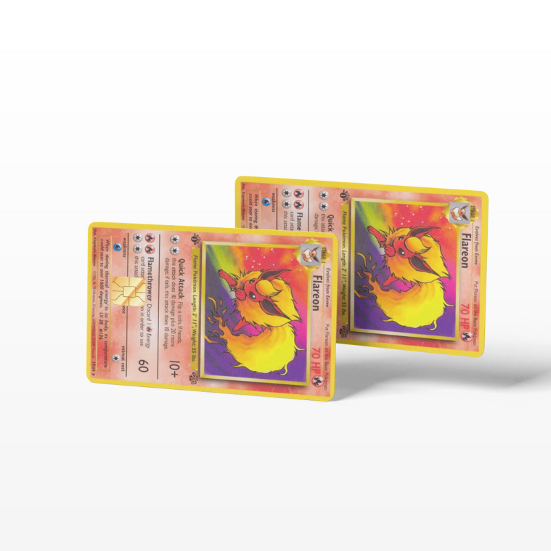 Pokemon Card Flareon (Holographic)