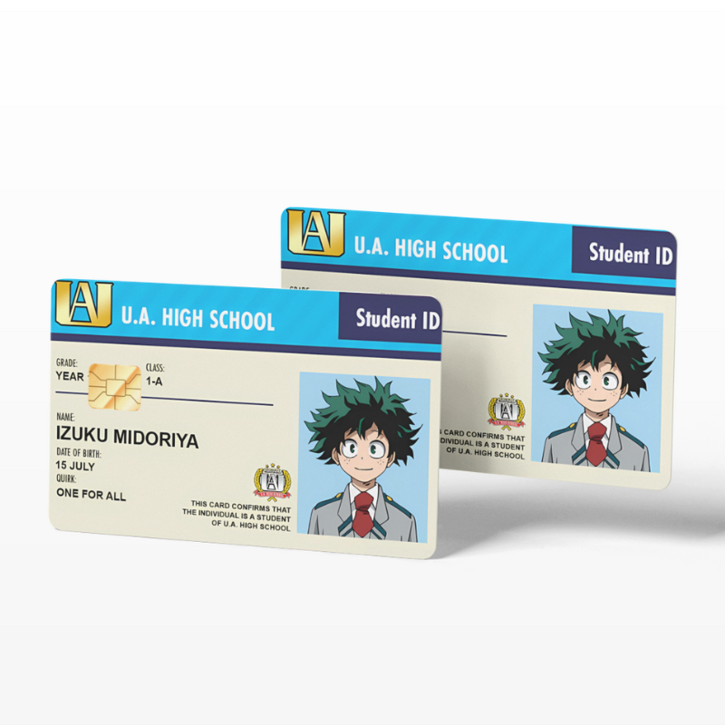 Student ID Izuku Midoriya (Holographic)