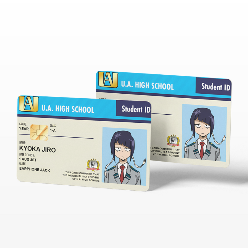 Student ID Kyoka Jiro (Holographic)