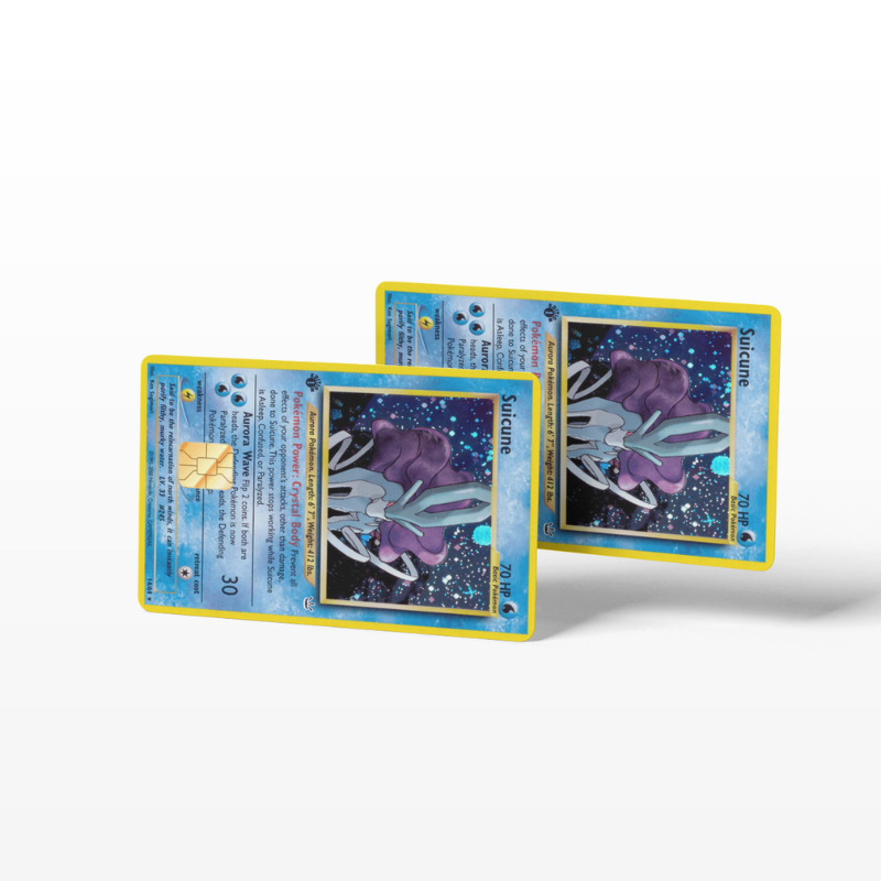 Pokemon Card Suicune (Holographic)