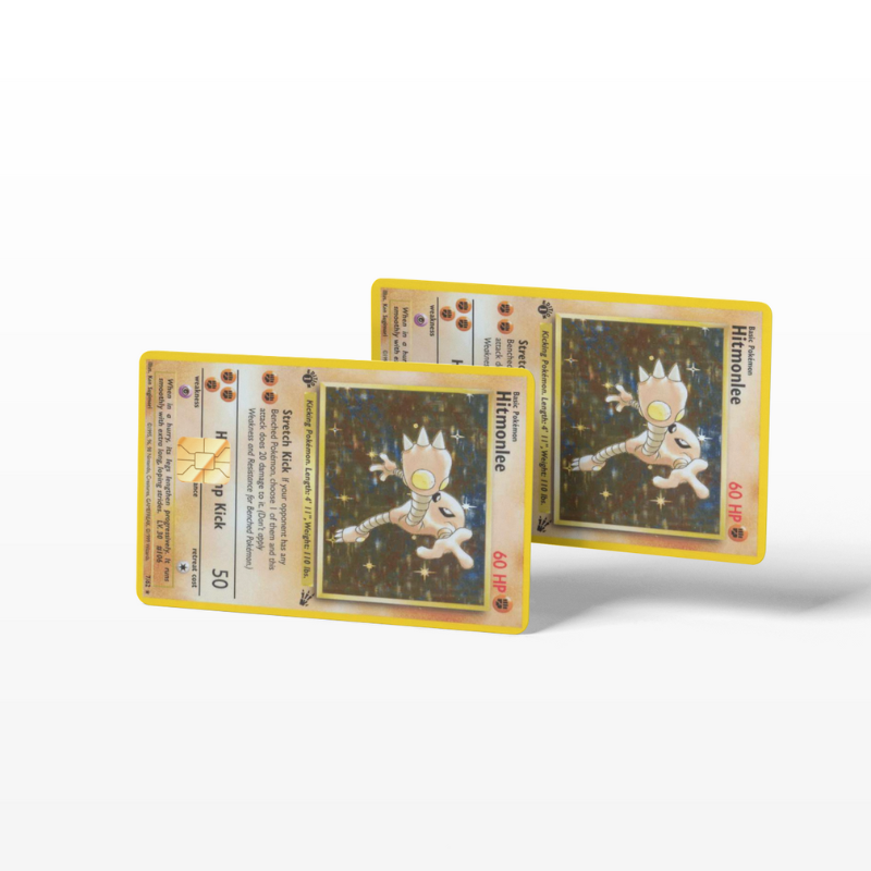 Pokemon Card Hitmonlee (Holographic)