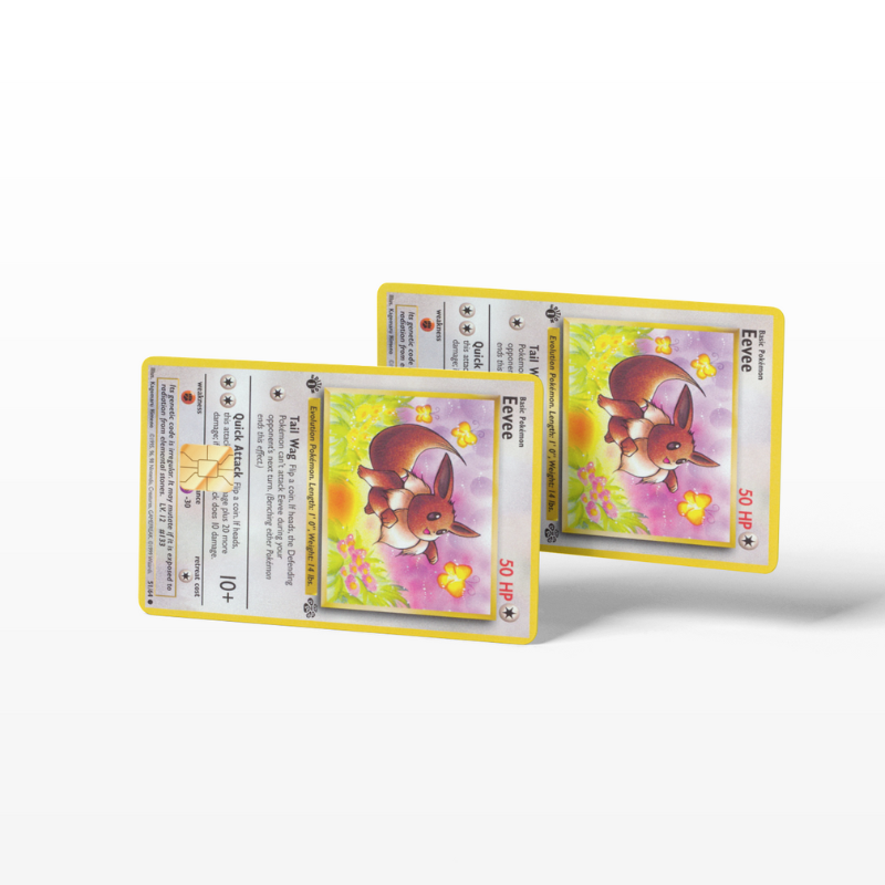 Pokemon Card Eevee (Holographic)